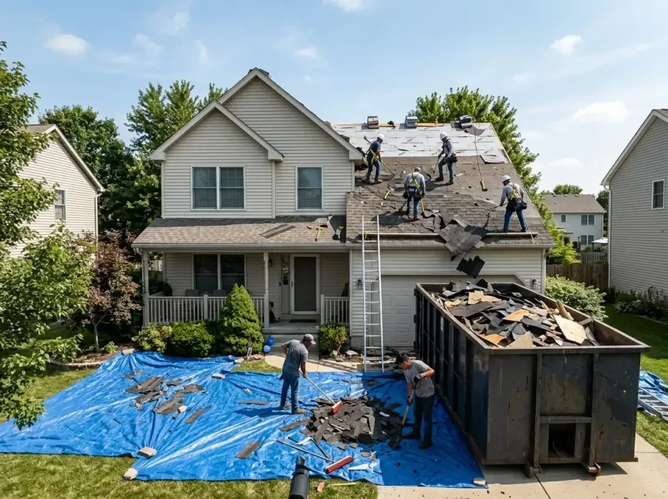 roof-replacement-debris-remova-004 — frequently asked questions, Cheapest Dumpster Rentals in Grand Bay, AL